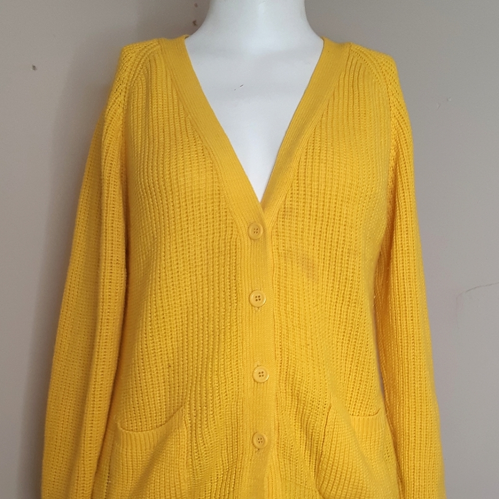 Vintage Yellow Cardigan